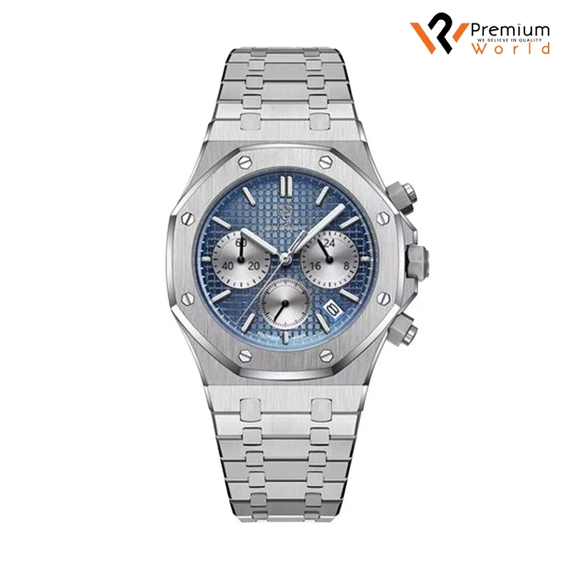 Poedagar 926 Chronograph Stainless Steel Waterproof Men’s Watch