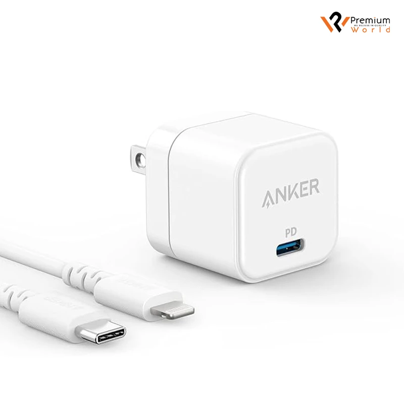 Anker PowerPort III Nano 20W USB-C Charger With Type-C to Lightning Cable