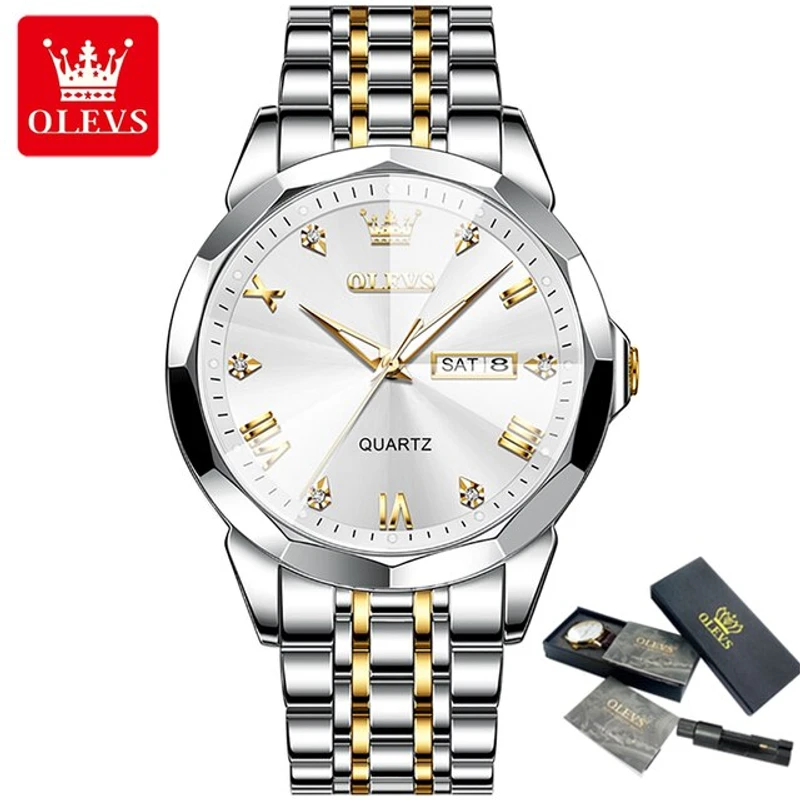 Olevs 9931 Luxury Quartz Movement Watch